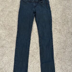 Rock & Republic Women's Dark Blue Straight Leg Jeans